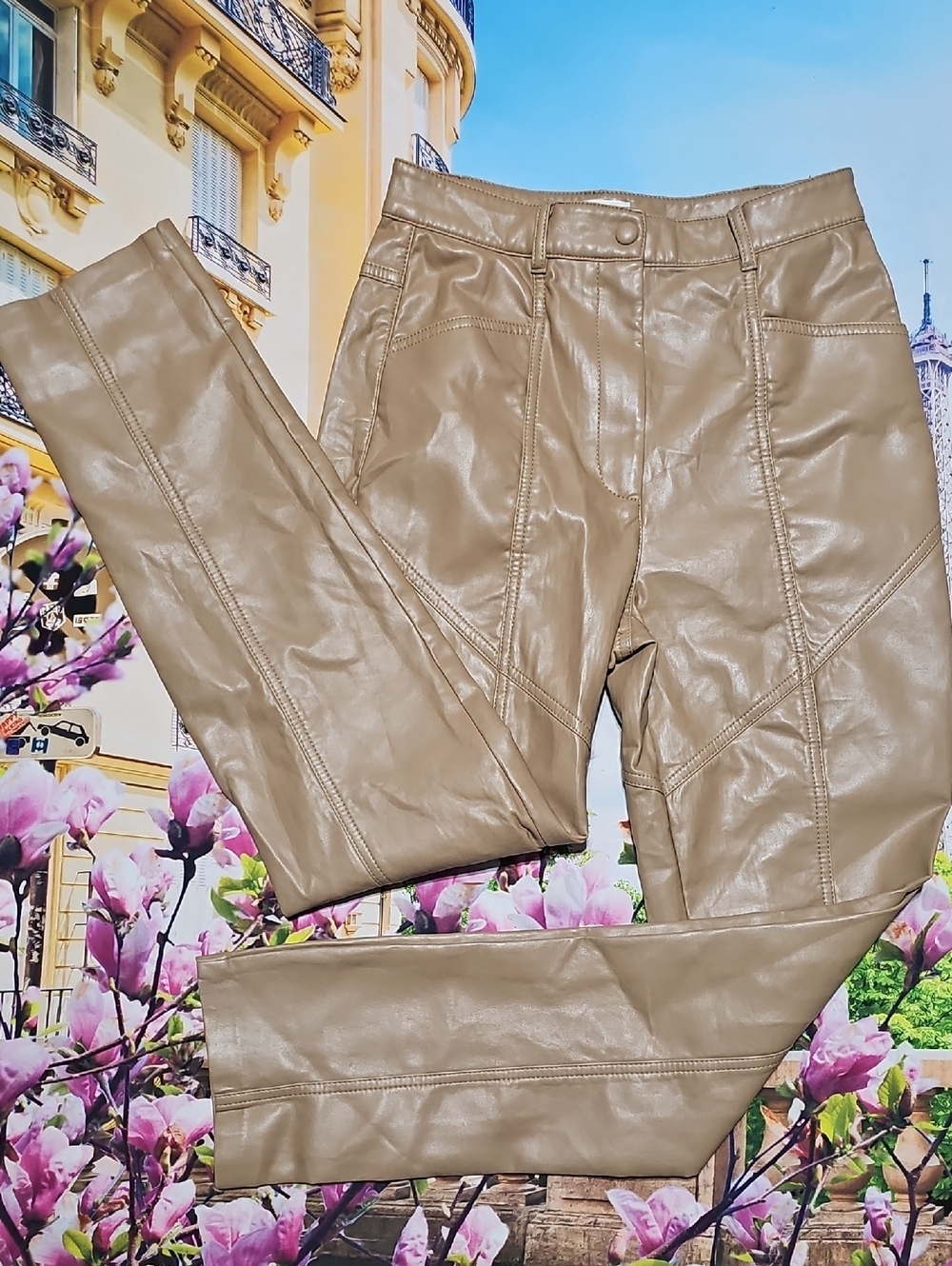 Wilfred High Rise Butterscotch High Waisted Pants Size 4